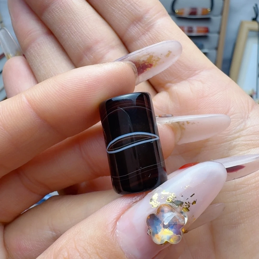 玛瑙/玉髓未镶嵌锁骨