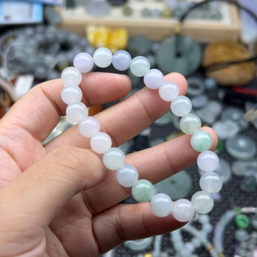 颈饰未镶嵌翡翠多宝手串