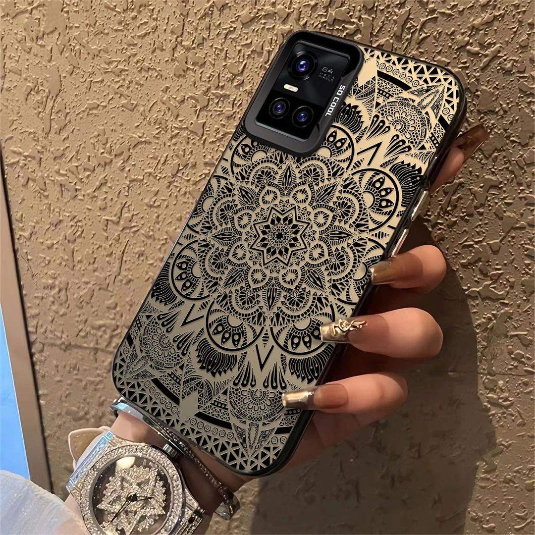 适用于【VIVO】S10/S10Pro新款满屏时尚花纹高级感潮流防摔手机壳