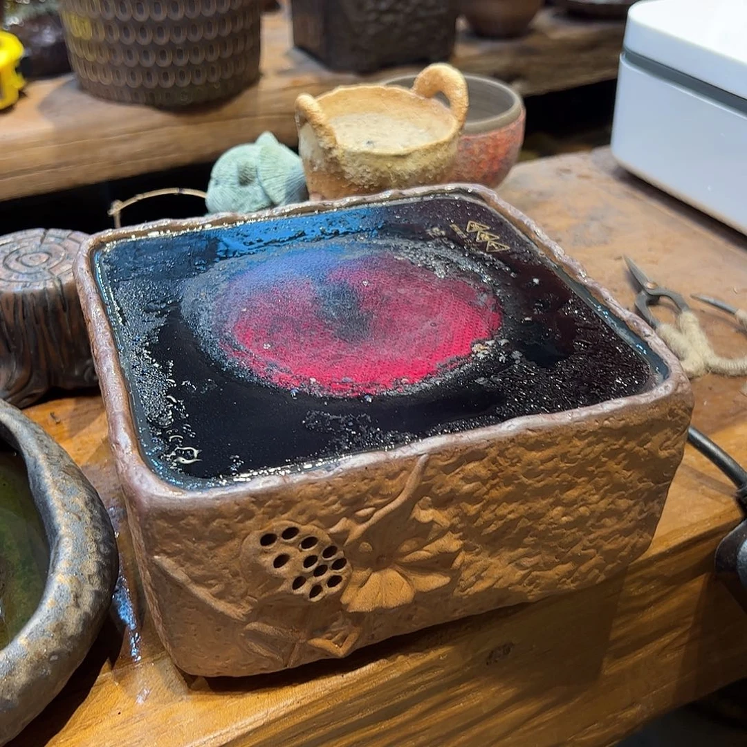 可以养的粗陶原矿老岩泥茶器
