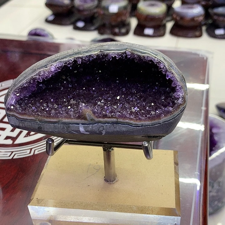 石材天然乌拉圭钱袋子