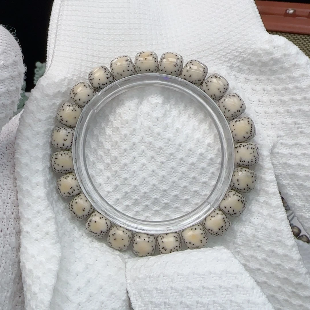 星月菩提手串二****g侧留白果冻10*9