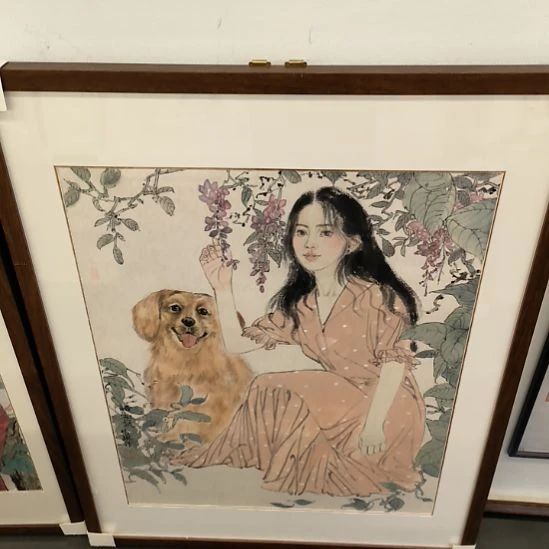 国画3.8平尺人物画作