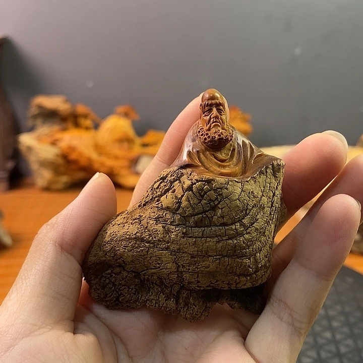 柏木崖柏达摩手把