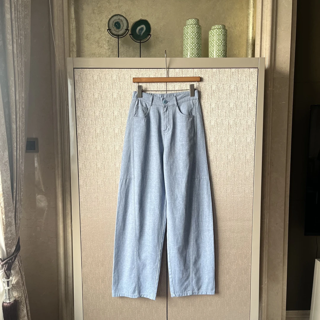 莱赛尔棉休闲裤气质时尚百搭宽松潮流