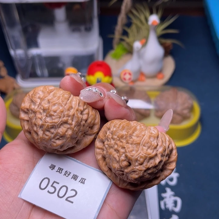 把件文玩核桃南瓜墩45-0502
