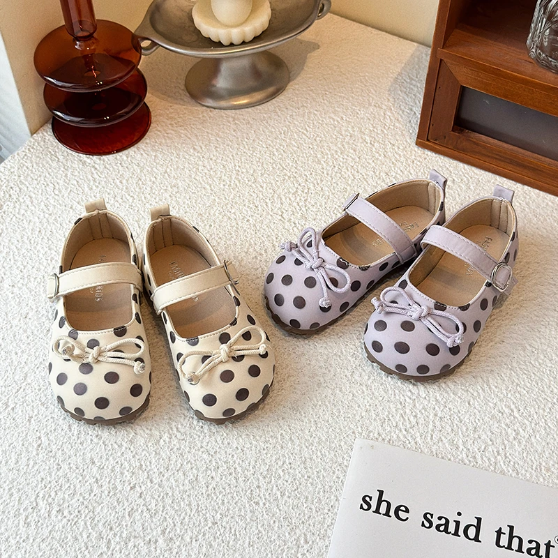 女童皮鞋2025春秋新款儿童鞋子小童女孩公主单鞋软底宝宝豆豆鞋潮