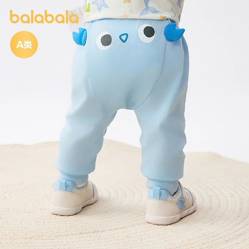 【商场同款】巴拉巴拉宝宝裤子婴儿pp裤男女童2025新款夏季趣味萌