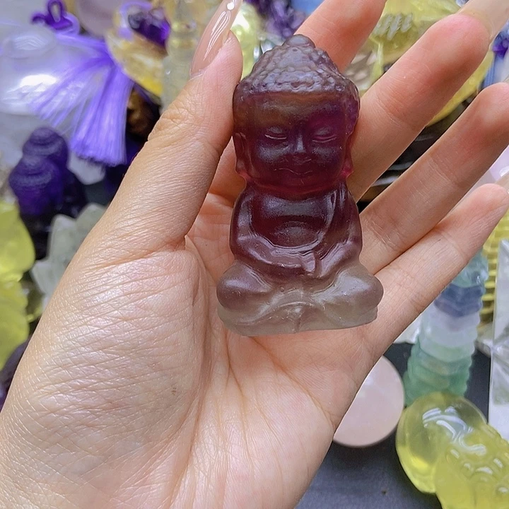 水晶珠宝半成品未镶嵌摆件