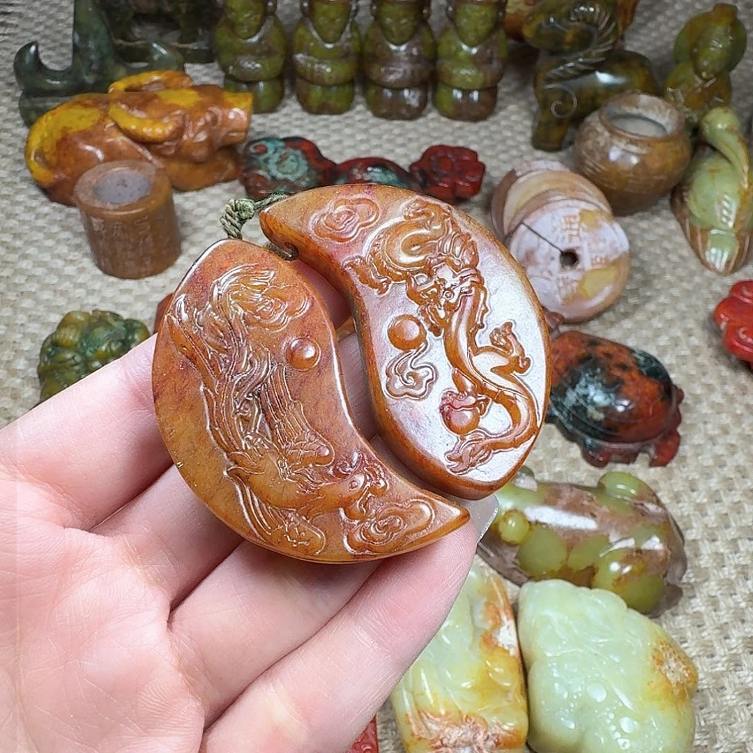 白玉菩提吊坠挂件