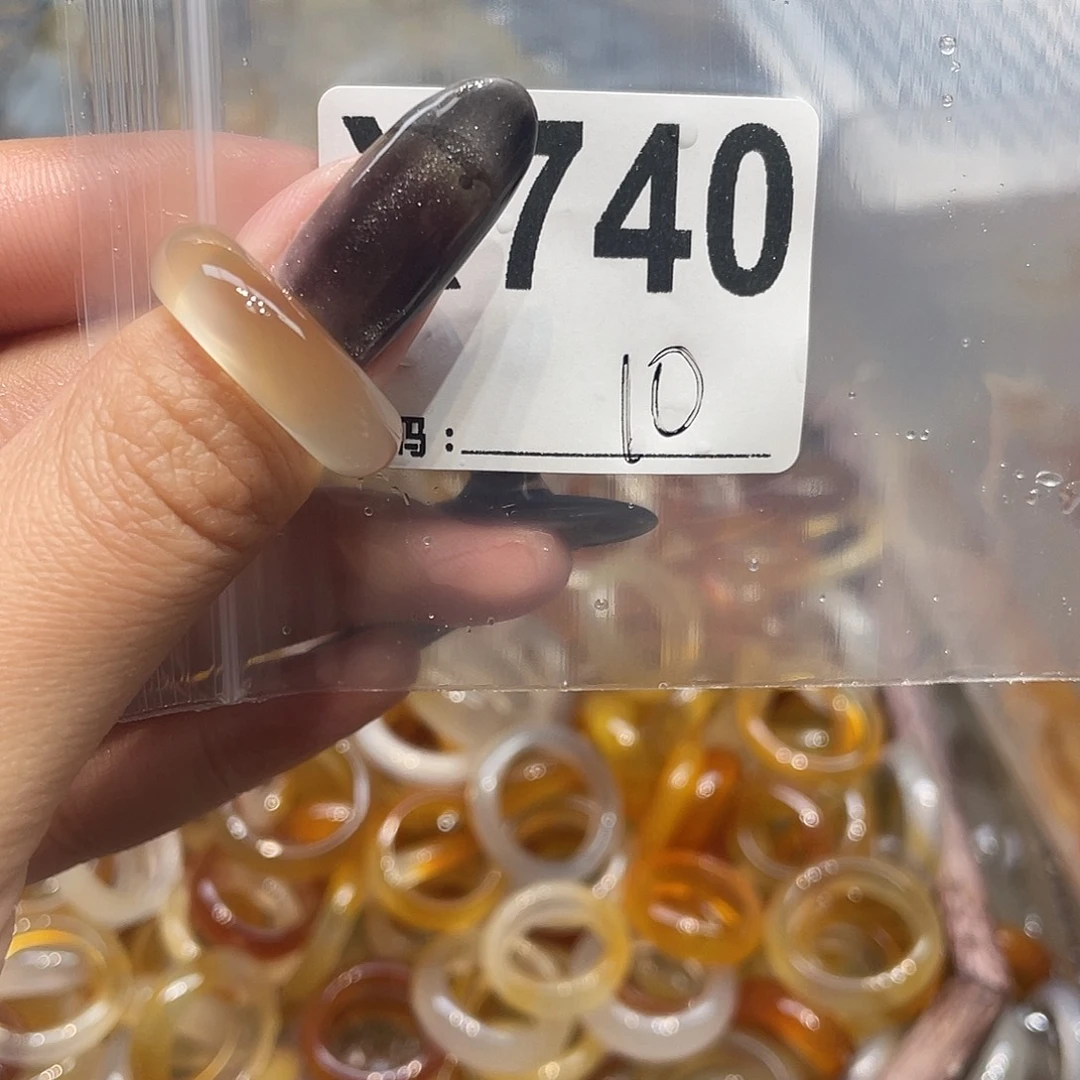 玛瑙/玉髓未镶嵌戒指740