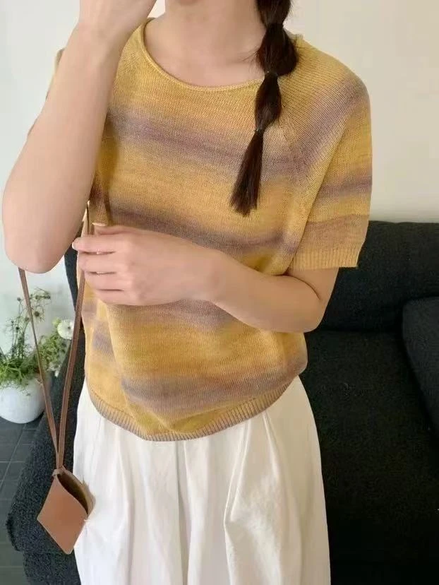 700-799 2025夏季新款针织衣女装洋气时尚气质百搭0609