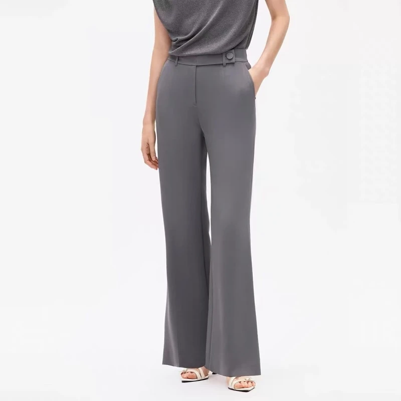 C1-1453【奈】商场同款 夏季百搭阔腿休闲长裤女