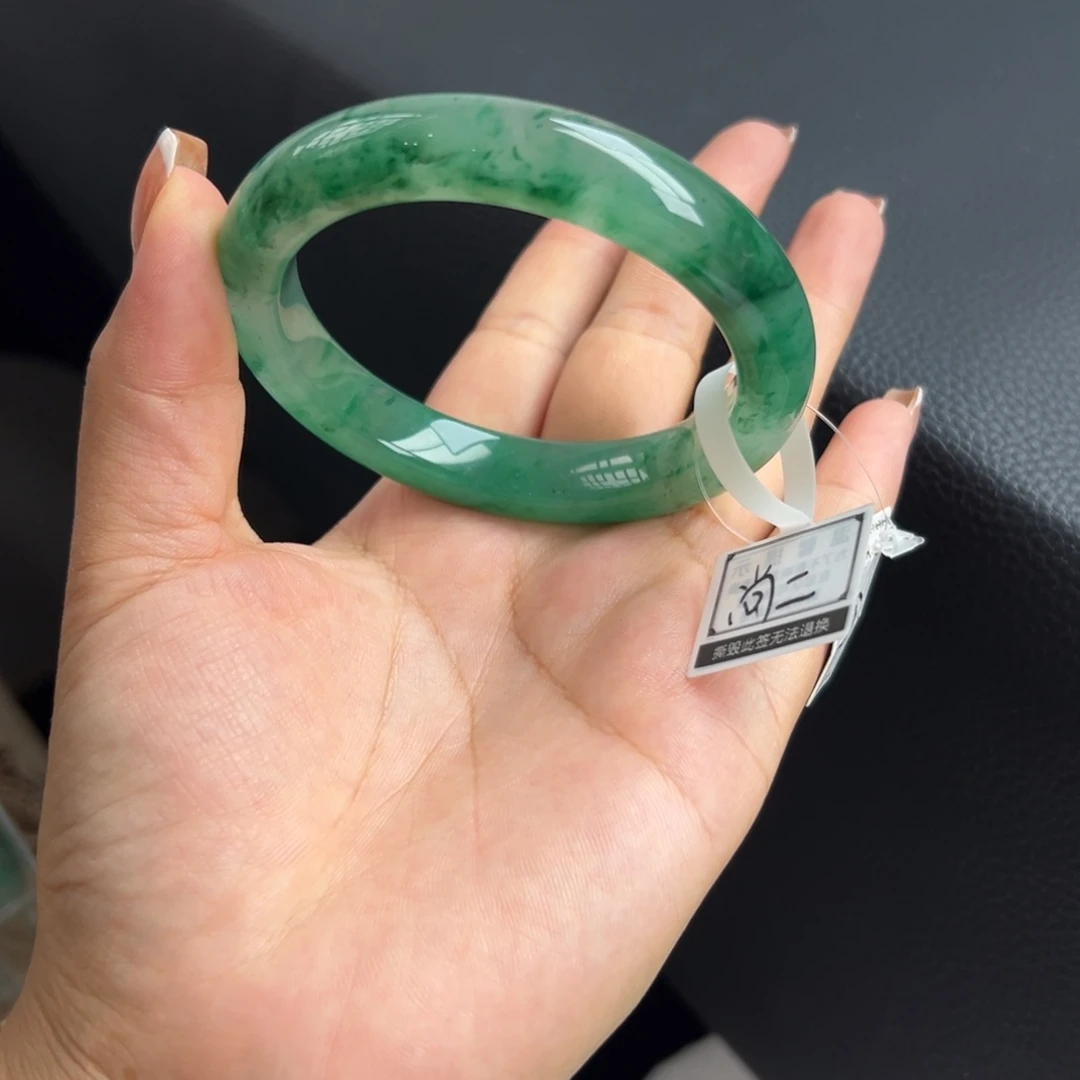 未镶嵌手镯石英质玉非洲翠5758