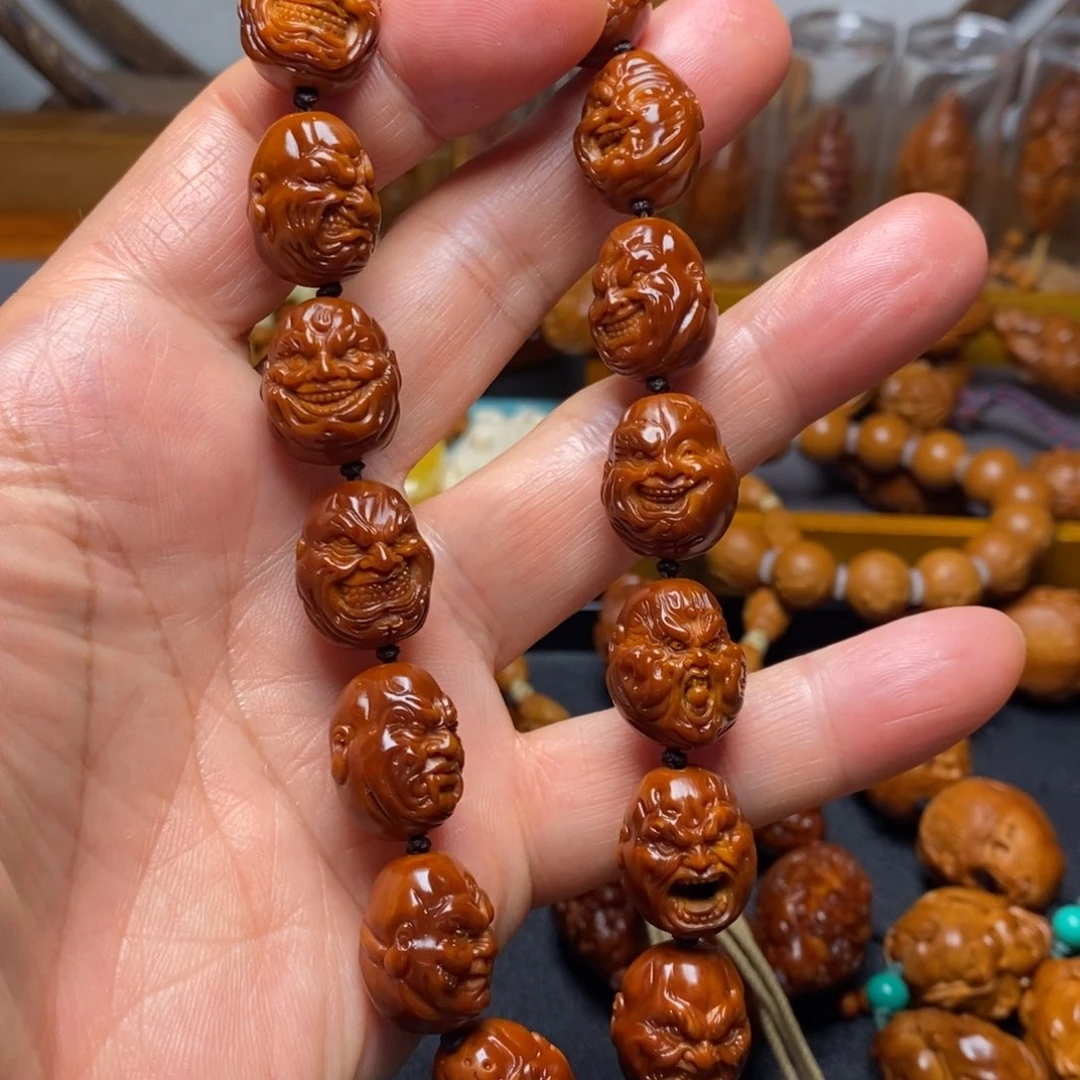 橄榄核手串/手链包浆孤品1.5手持恶僧
