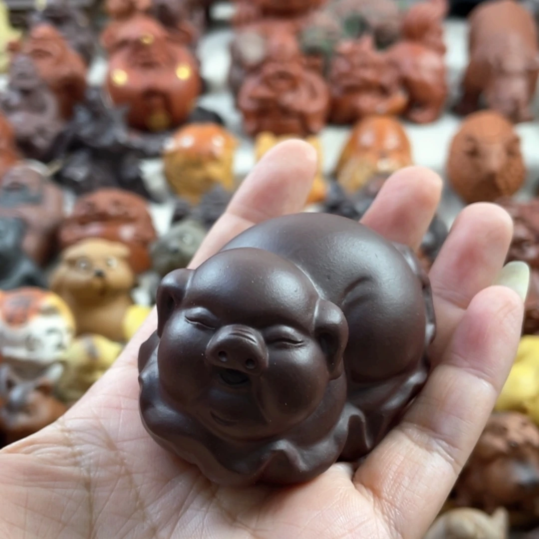 【闪购商品】紫砂茶宠紫砂小猪