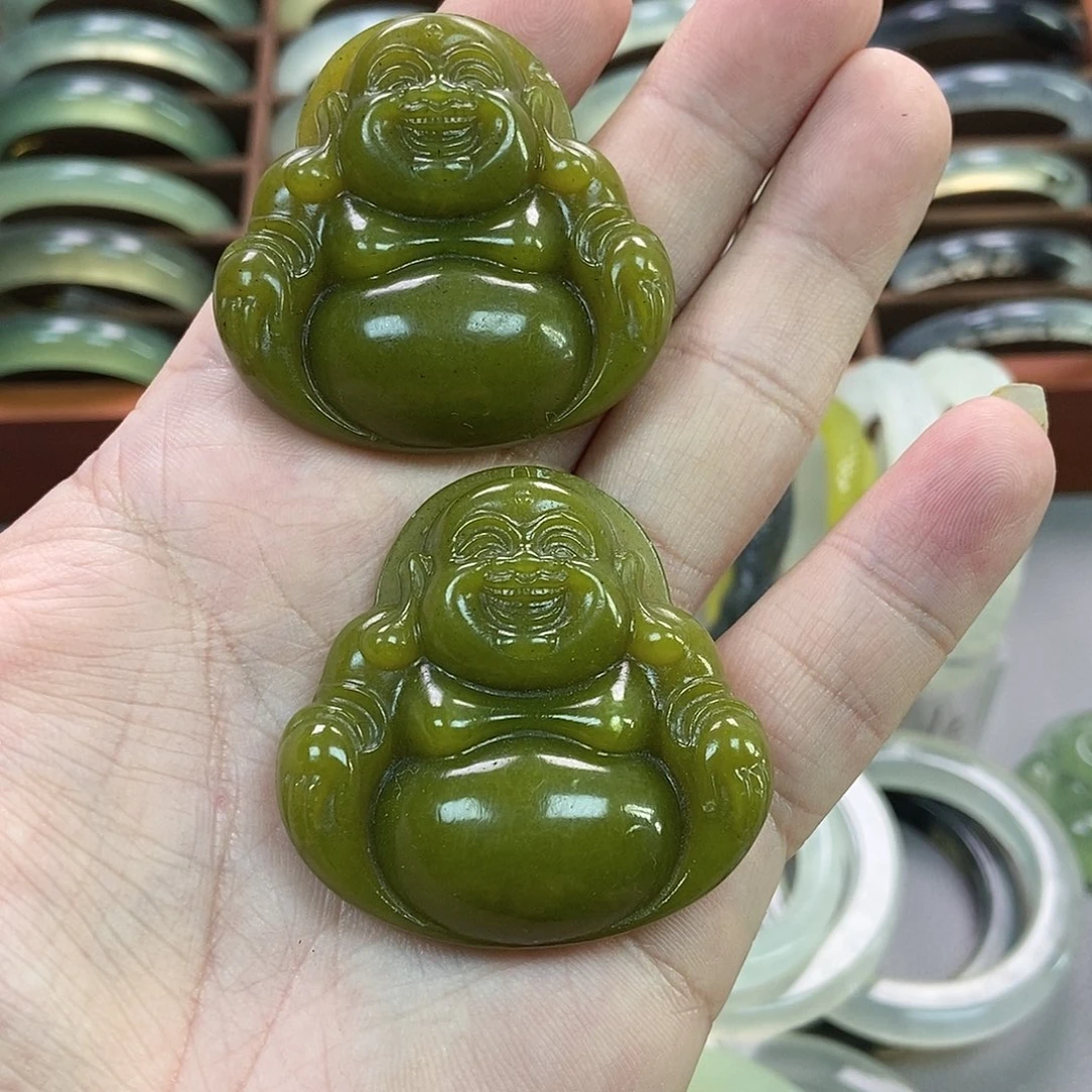 蛇纹石玉手镯未镶嵌绮**大