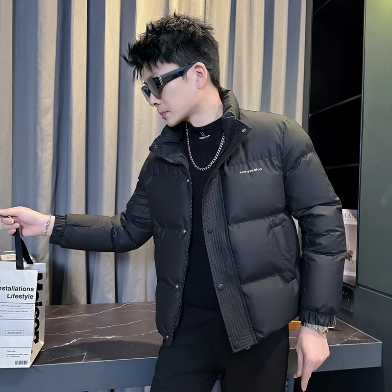 男士立领棉衣外套冬季潮牌加厚保暖棉袄子高级感潮流新款休闲棉服