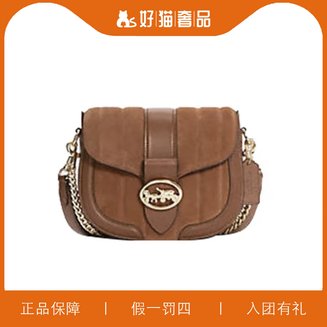 95新 COACH/蔻驰 蔻驰云朵马鞍包/X3019/22X17X7