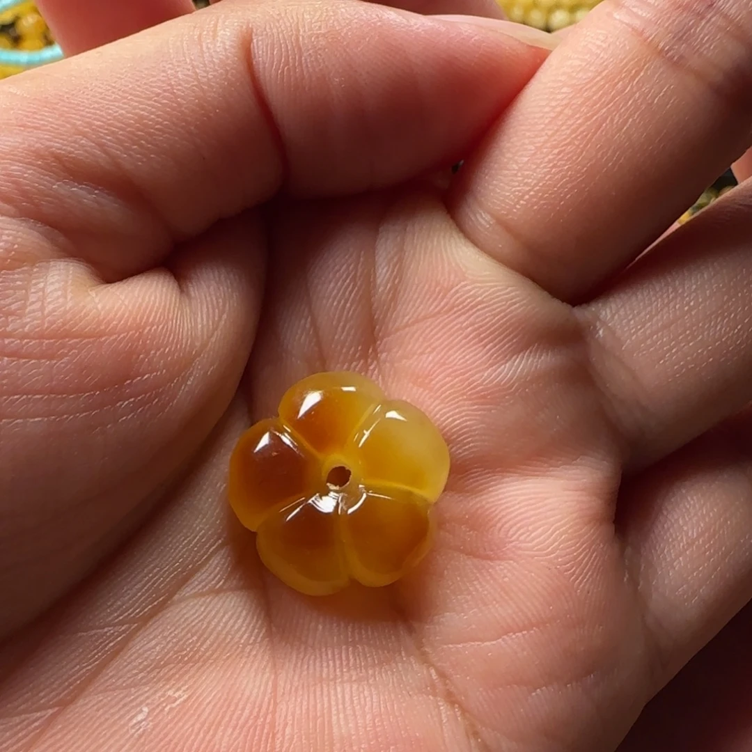 或***或未镶嵌颈饰蜜蜡蜜蜡俏色花花特价出
