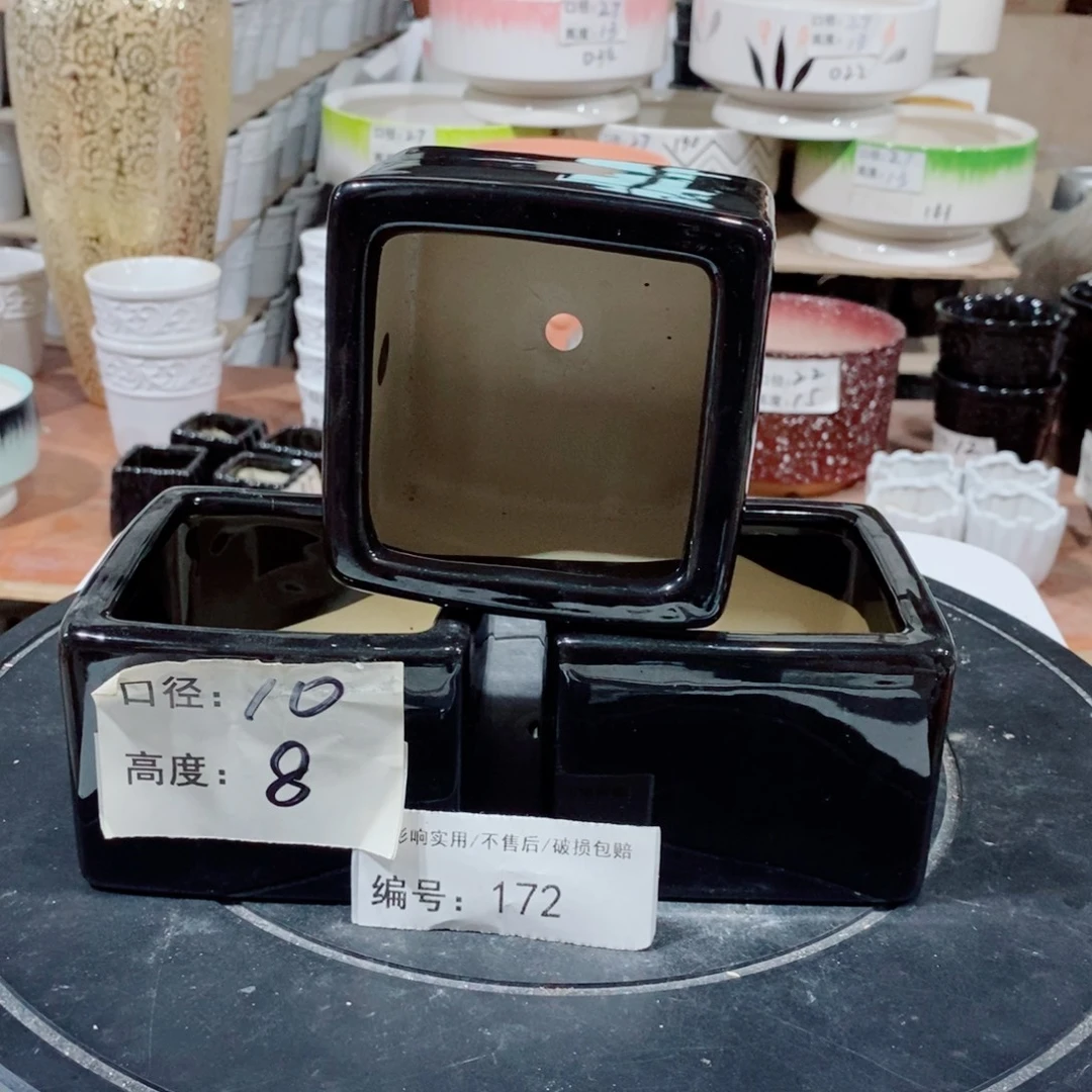 微瑕花盆-172-口10×8-3个