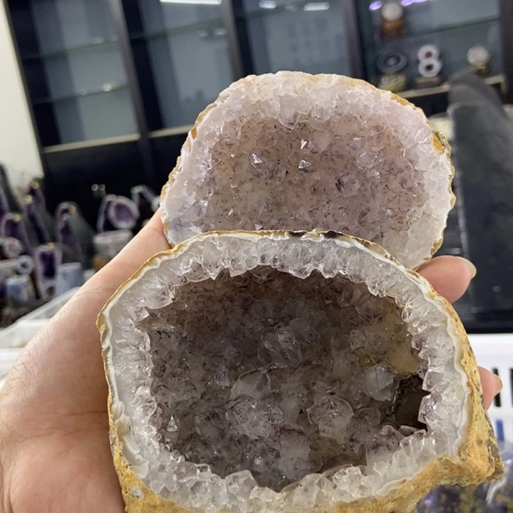 未镶嵌珠宝半成品水晶聚宝盆