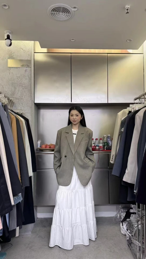 福 INS 88045# 韩系 版型很正的大版短外套