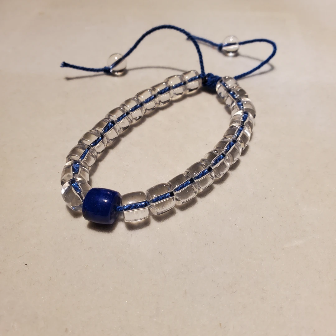 特惠天然白水晶直切单圈手链0102005多样发货一件价格