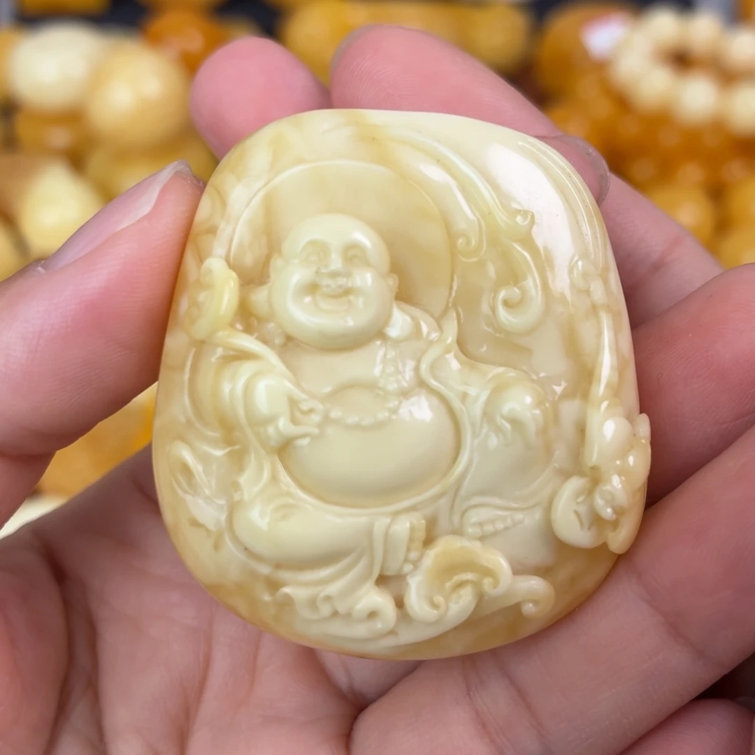 蜜蜡未镶嵌吊坠(不含链)佛