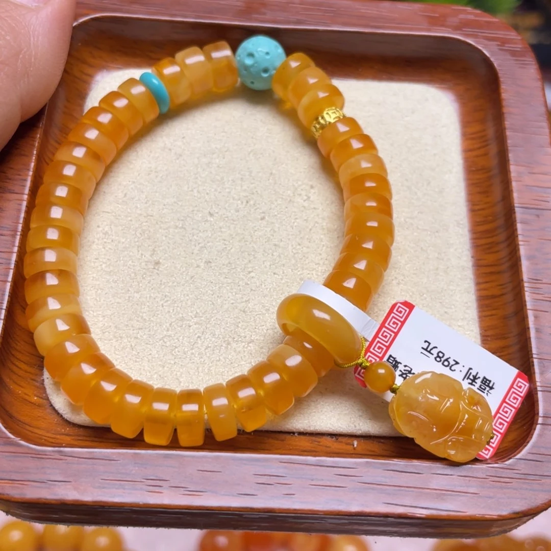 蜜蜡手链未镶嵌手串