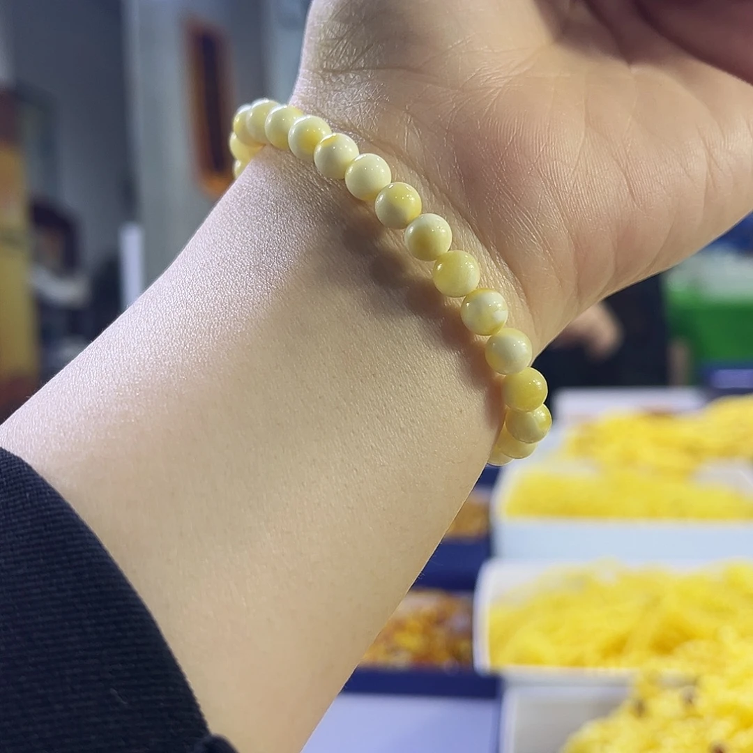 琥珀未镶嵌手串琥珀手串