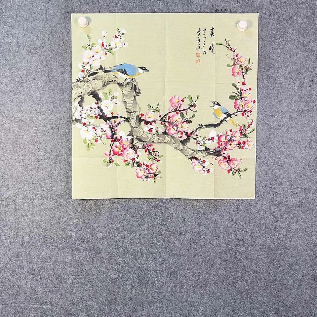 国画757 花鸟在此鸣叫时还要