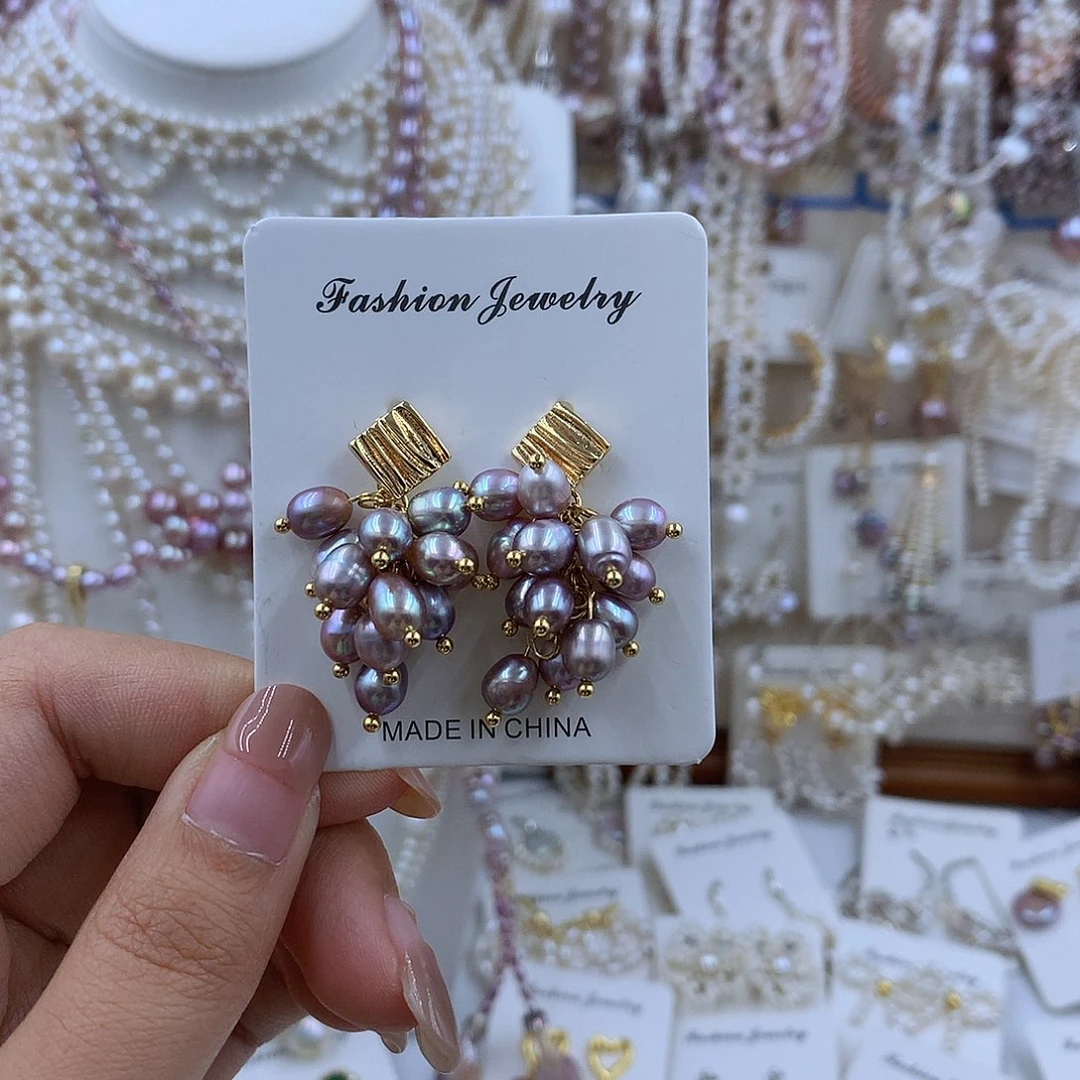 项链银S925镶嵌淡水珍珠