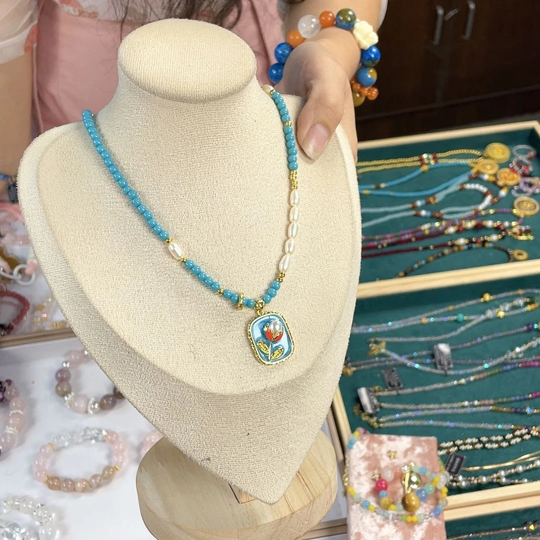 水晶手链银S925镀金镶嵌