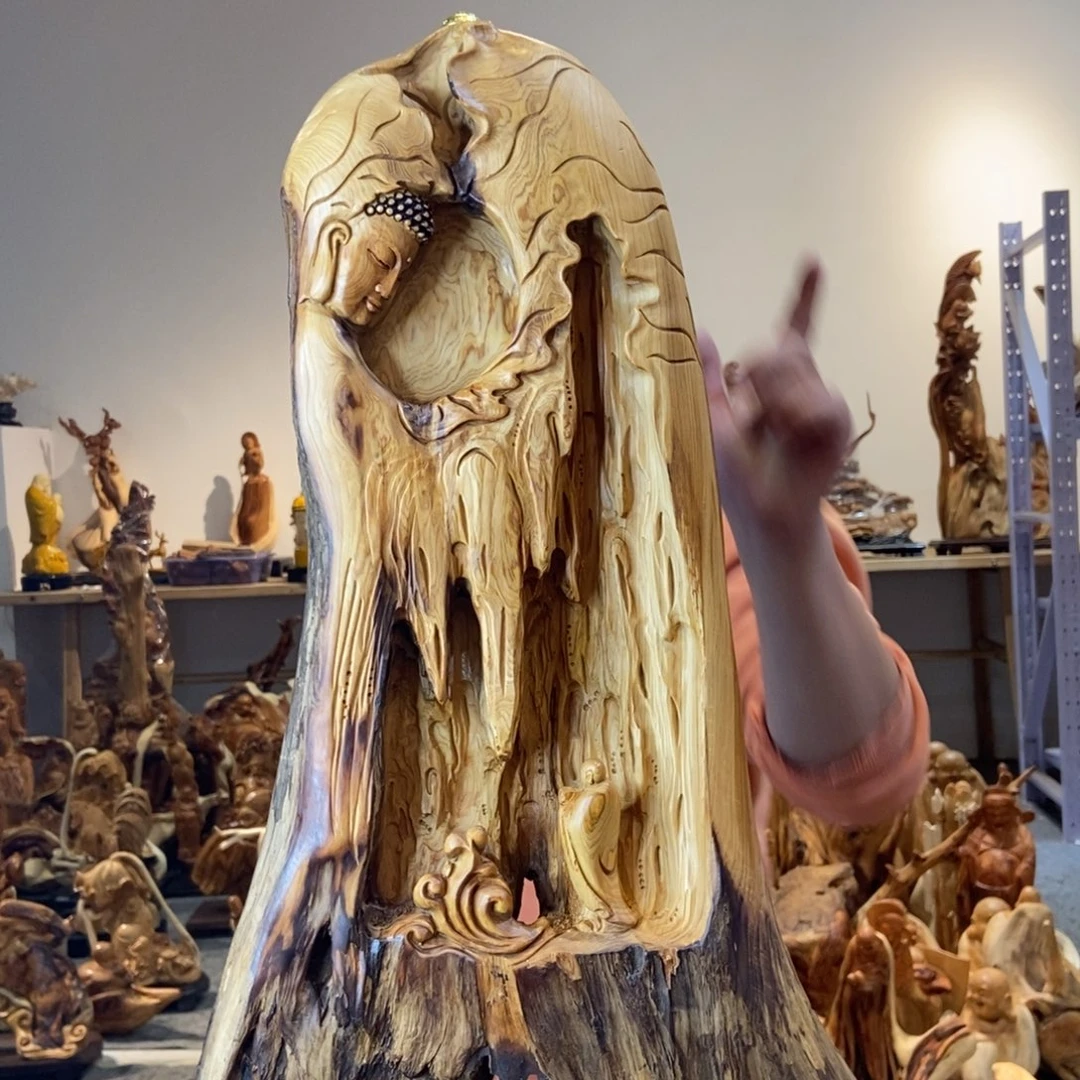 柏木（崖柏）太行崖柏根雕摆件