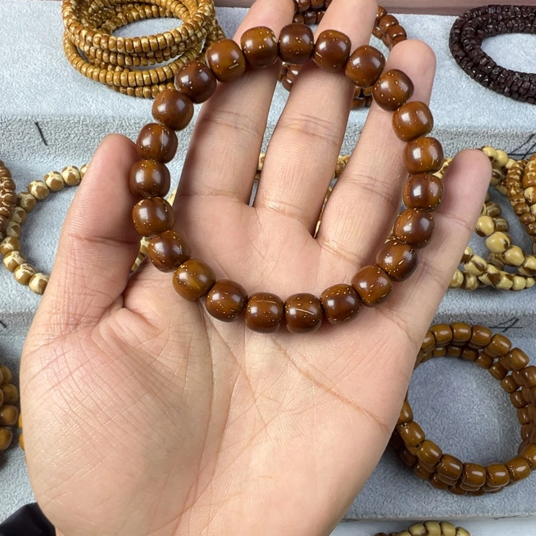 @***波手串紫金鼠紫金鼠实心老型手串