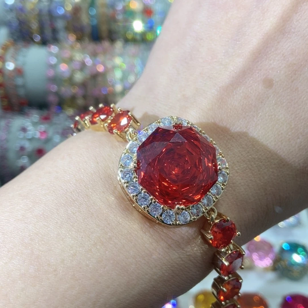 88锆石（处理）手链