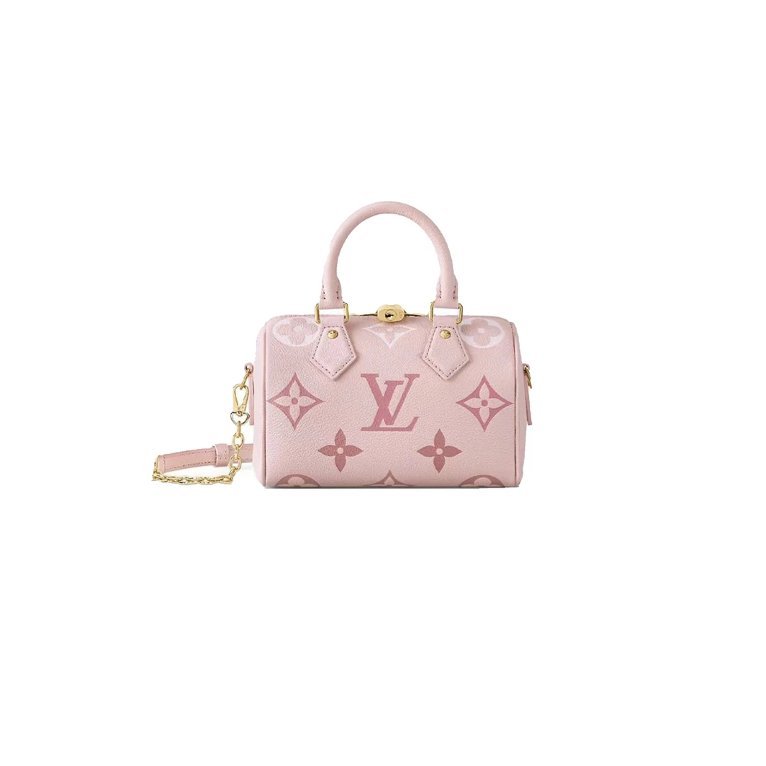 99新 LouisVuitton/路易威登 壹所奢品/lvspeedy20枕头包冰淇淋色