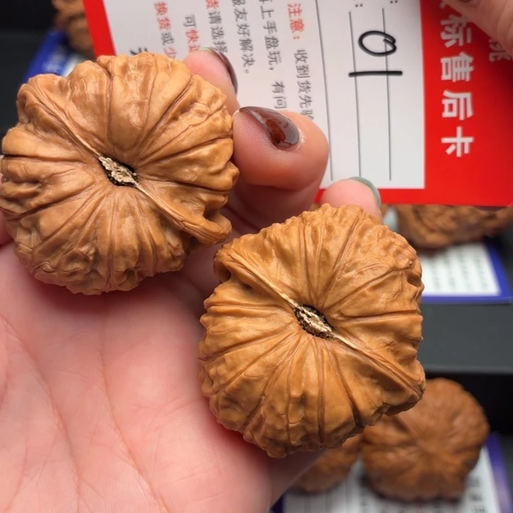 把件文玩核桃44尺南瓜墩