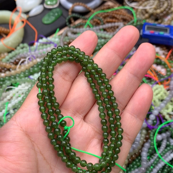和田玉未镶嵌手链18