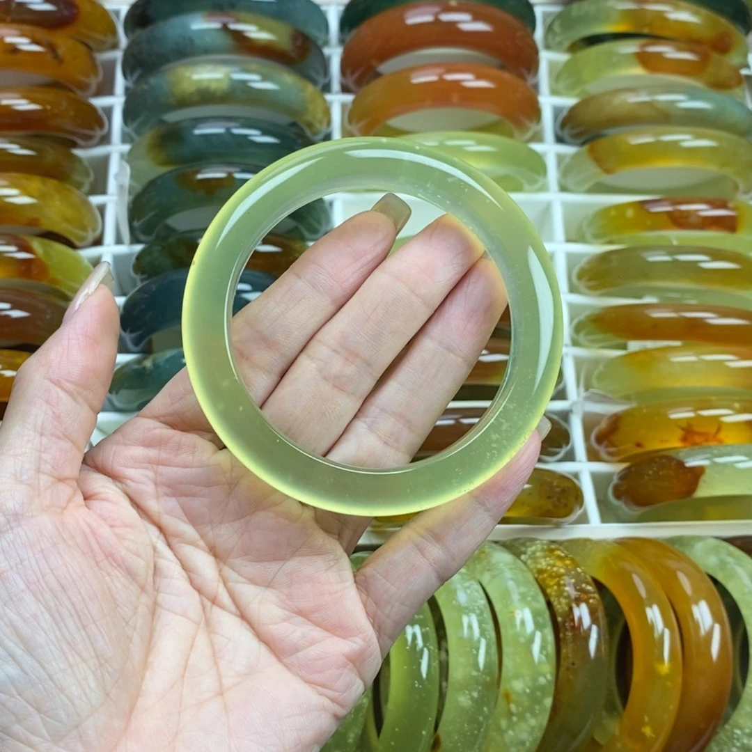 未镶嵌蛇纹石玉手镯60