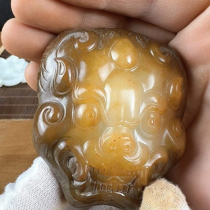 和田玉挂件未镶嵌璞*