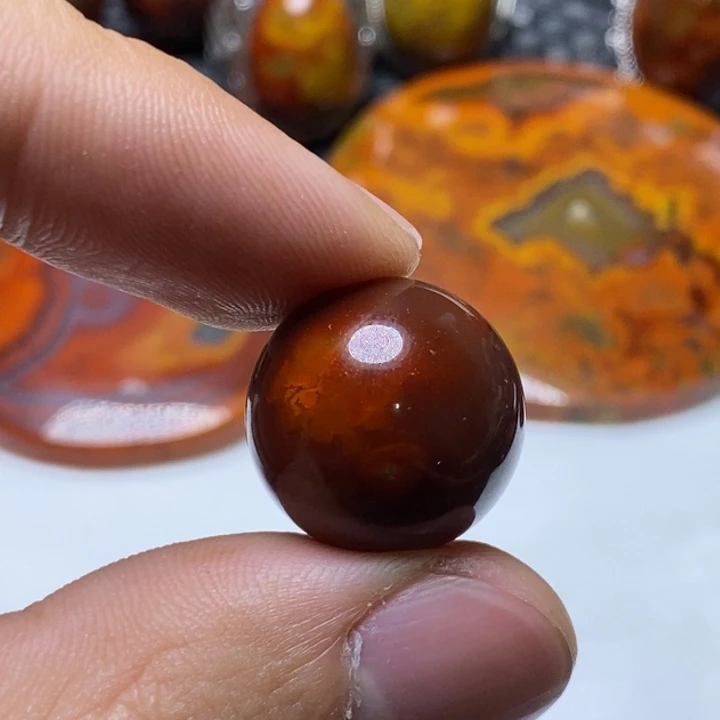 玛瑙/玉髓颈饰未镶嵌溏***蛋