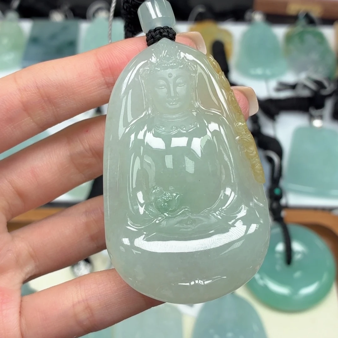 毅***神翡翠未镶嵌颈饰多样性选其一发货