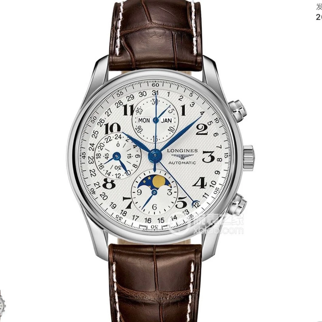 99新 Longines/浪琴 八针月相40 全套