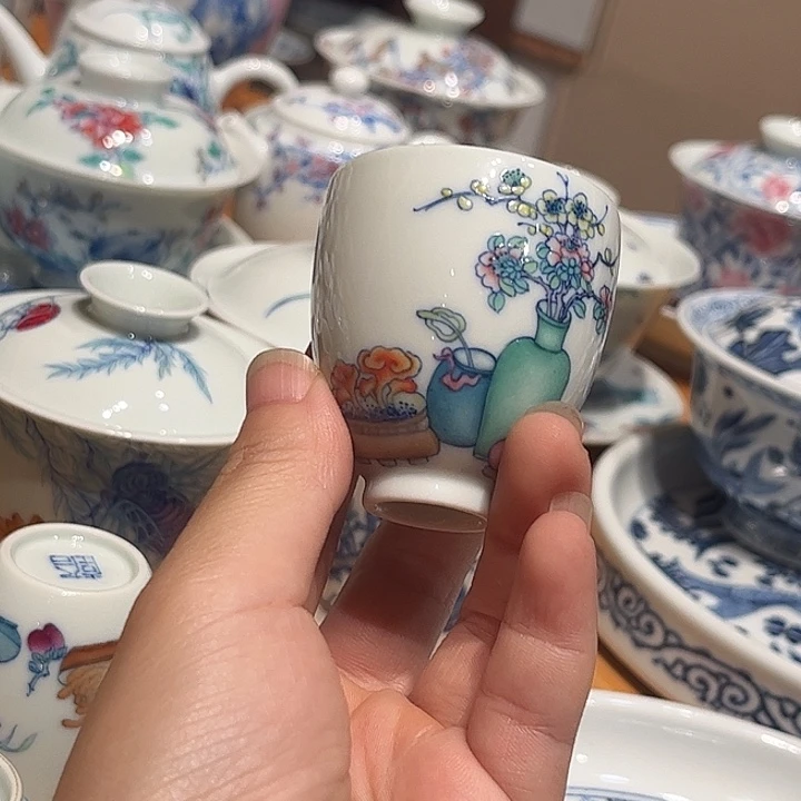 斗彩博古杯杯杯杯杯