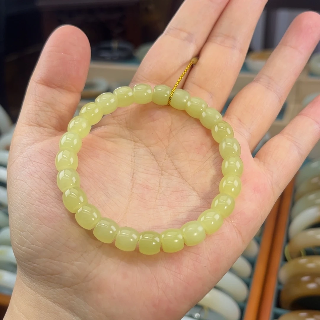 和田玉未镶嵌手链