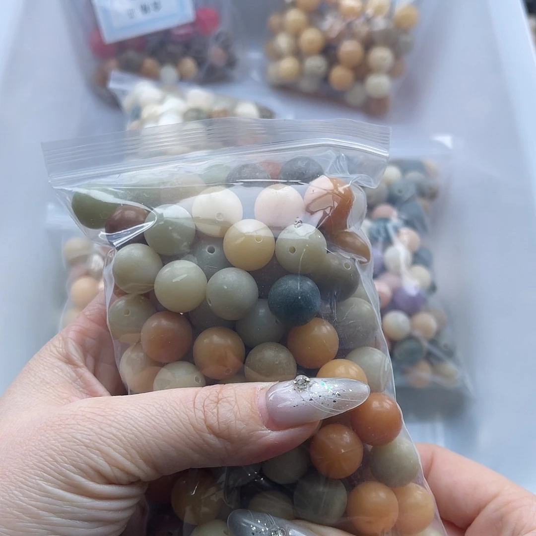 白玉菩提吊坠a瑕疵12mm/100颗