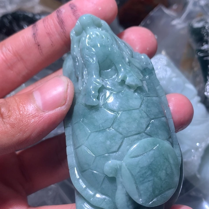 翡翠未镶嵌颈饰保真天然a货翡翠