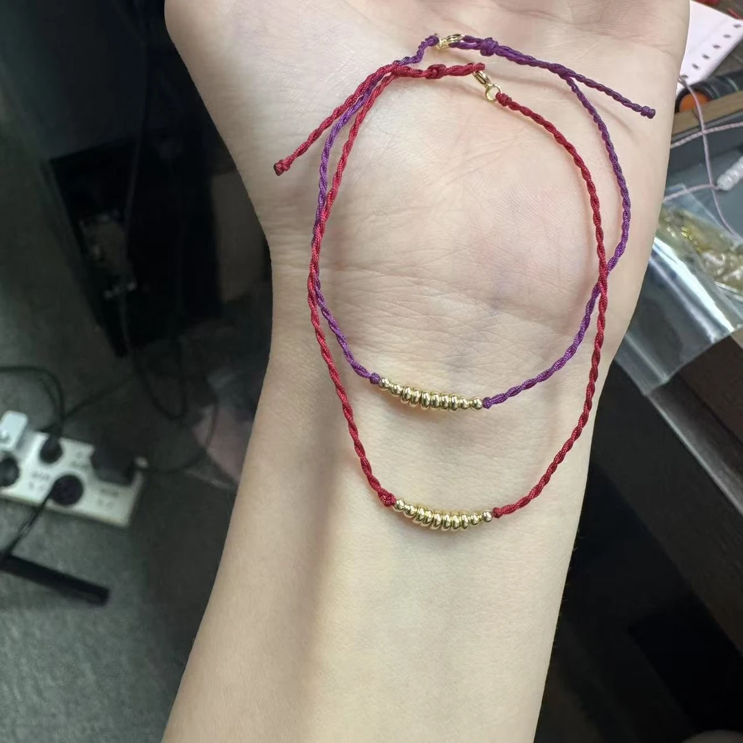 925银布艺手链 约卡2.7kk圆满手绳